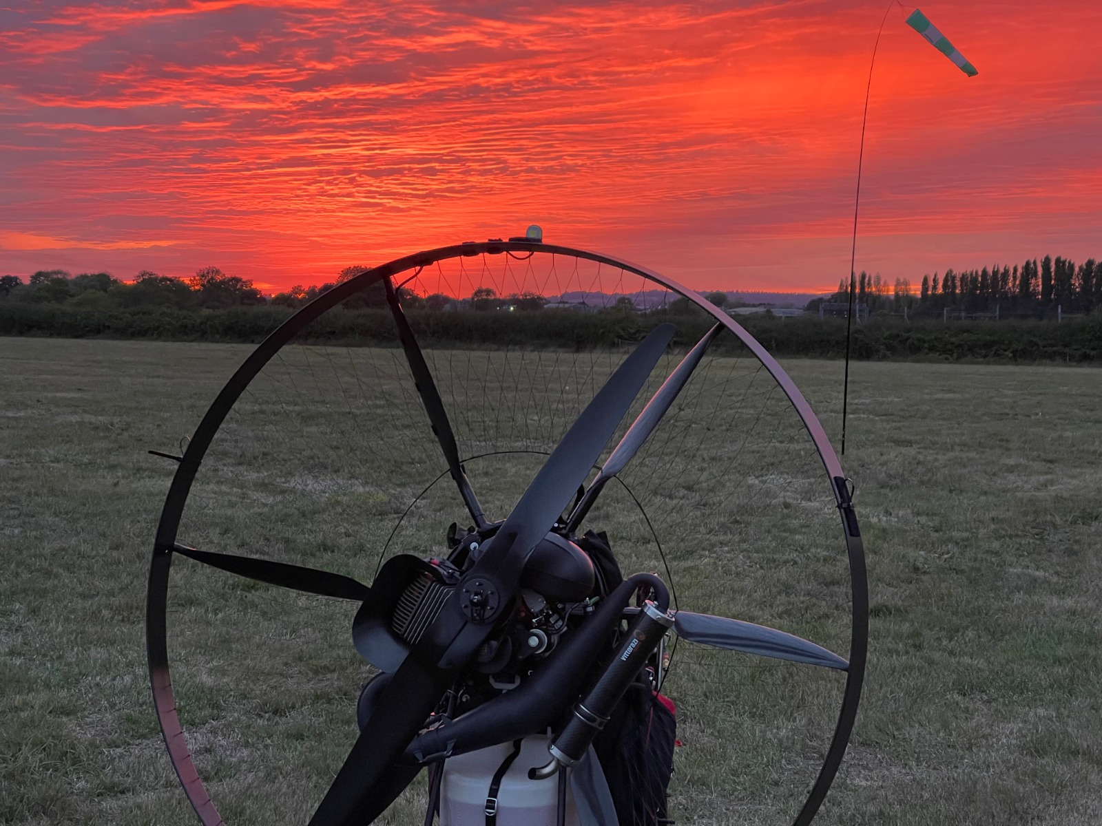 Paramotor Flying